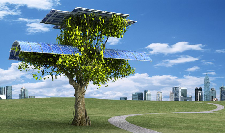太陽能發(fā)電樹的資料，什么是太陽樹