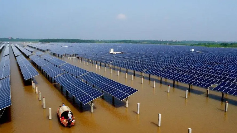 漁光互補(bǔ)的利弊，光伏塘可以養(yǎng)蝦嗎