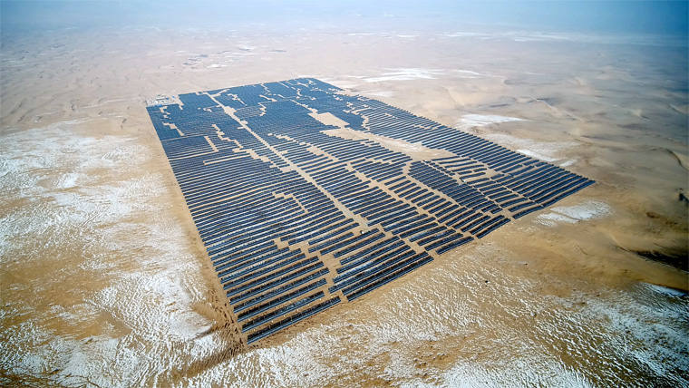 光伏治沙的可行性，用光伏板治理沙漠可行嗎